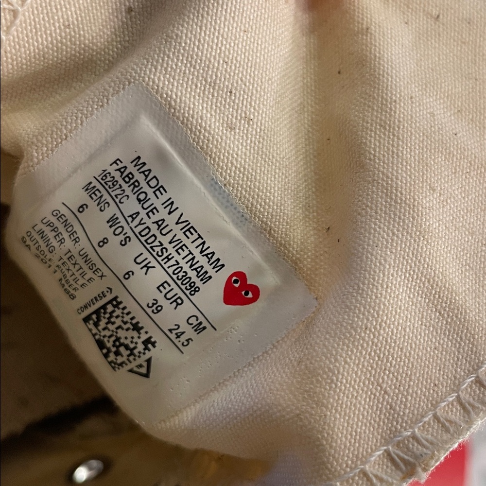 Comme Des Garçons Converse High Tops - Picture 5 of 5